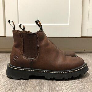Ariat Chelsea Boots Pull On Paddock Boots Women's Size 6 Brown Leather Shoes